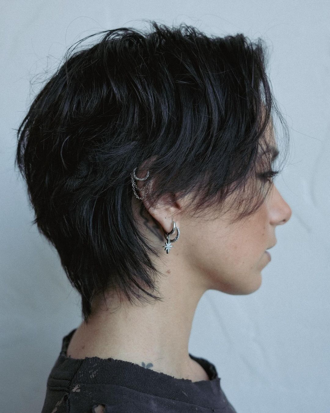 Elongated Soft Feathered Pixie Cut