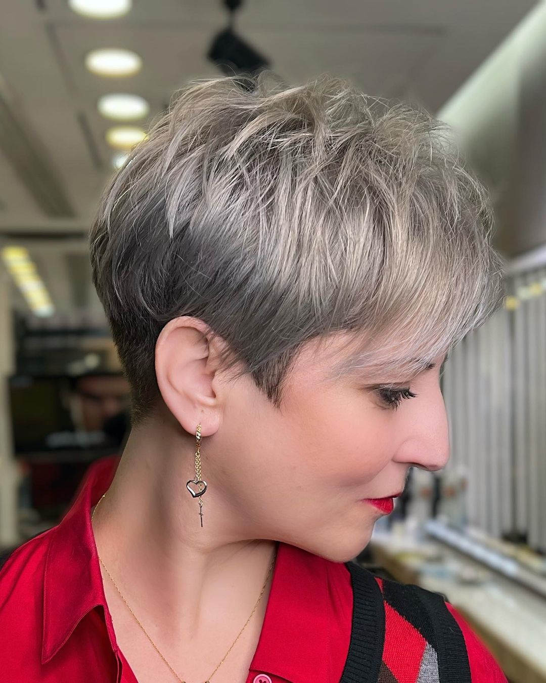 Wispy Choppy Pixie with Precision Undercut