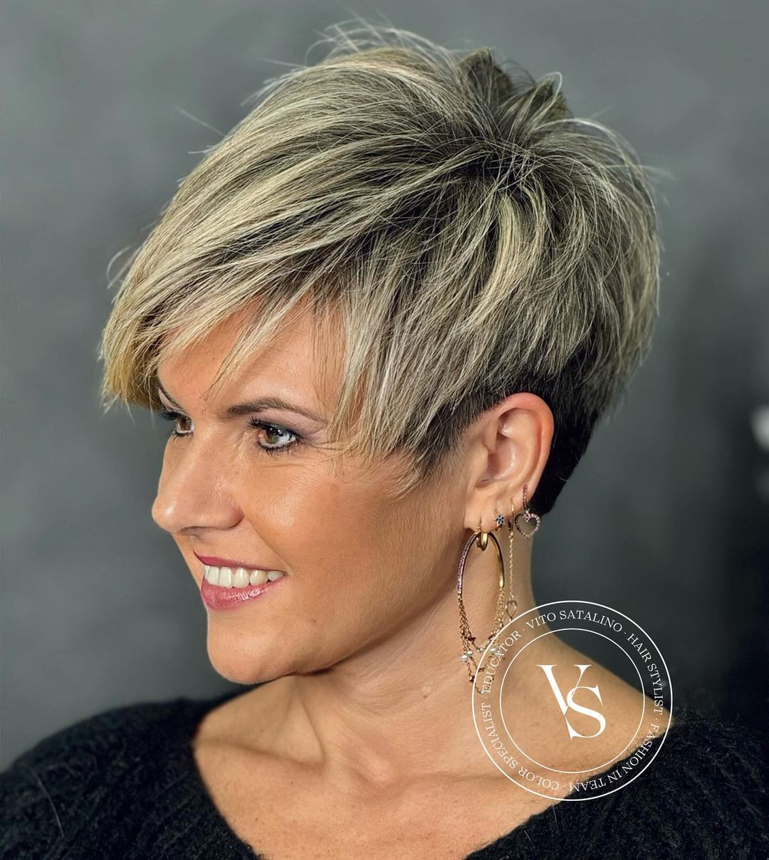 Two-Tone Choppy Undercut Pixie