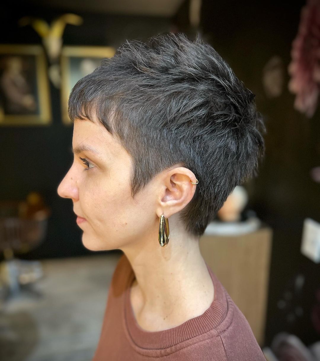 Boyish Shaggy Undercut Pixie